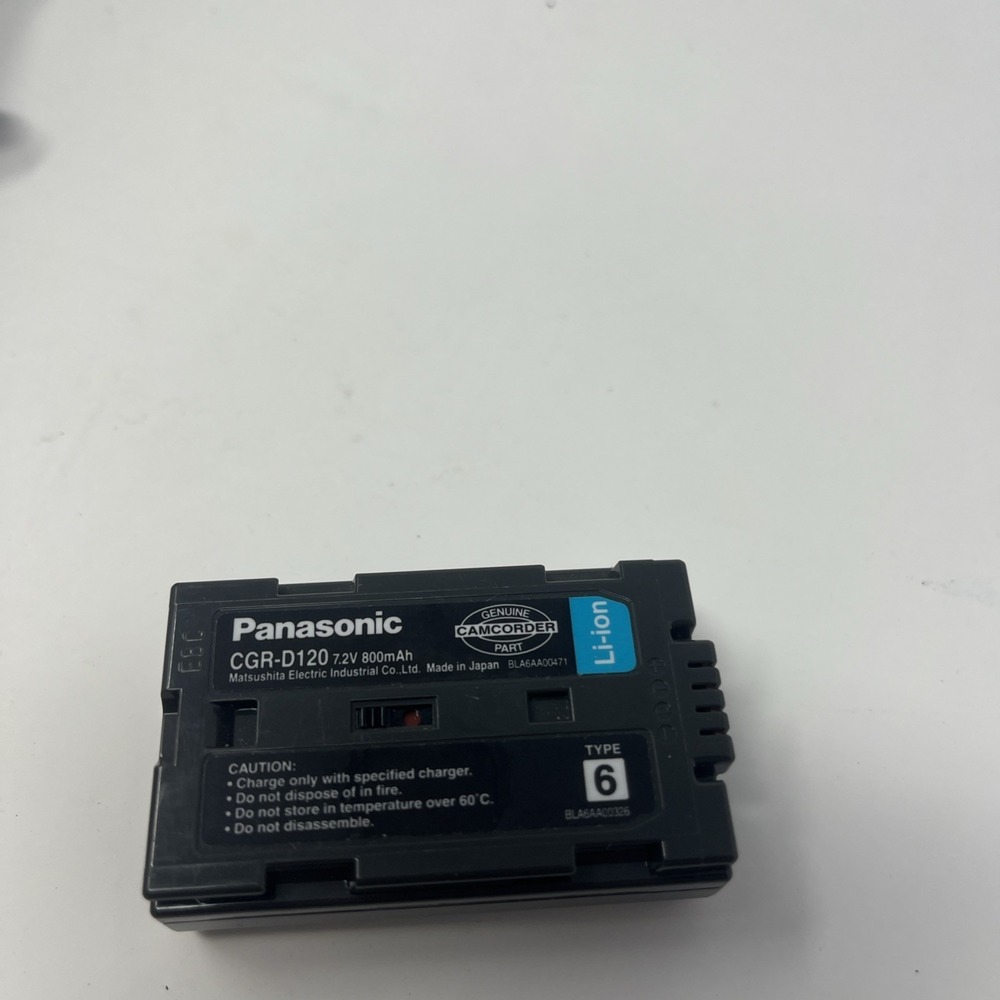 Panasonic Rechargeable Video Batteries - CGR-D120 OEM Battery Only